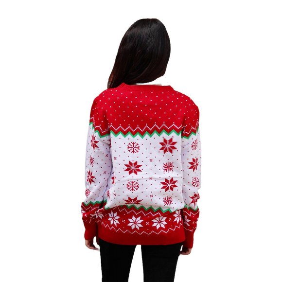 Women’s Sleepy Santa on Mute Sweater - Picture 2 of 2